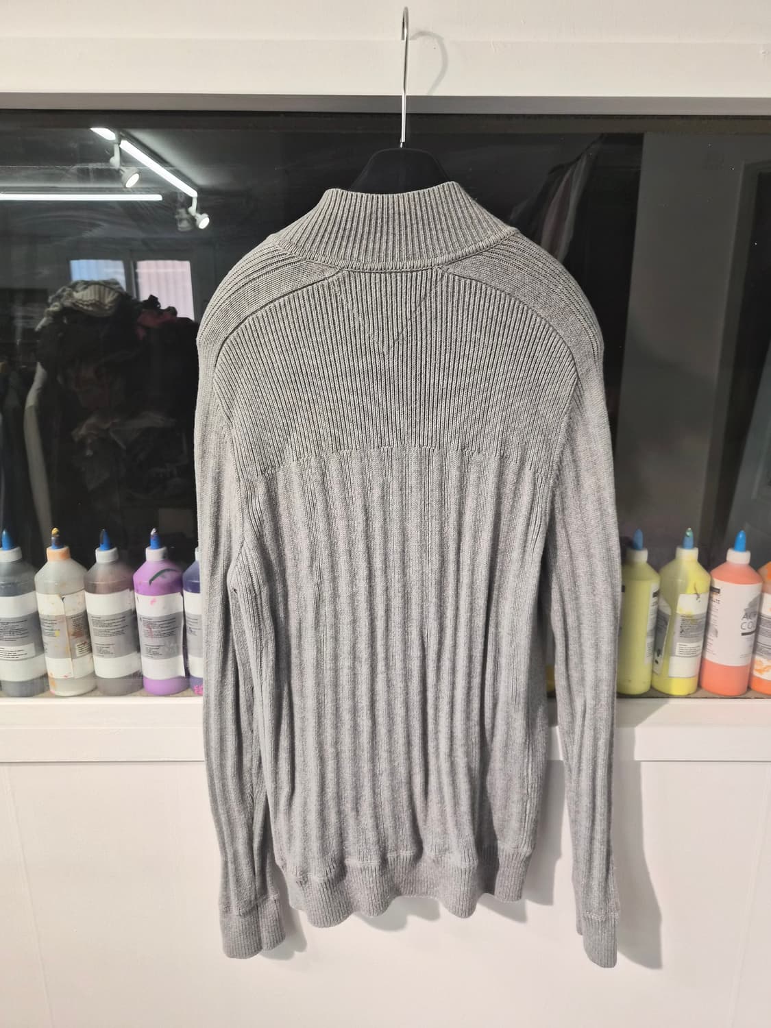 L) 타미힐피거 니트 집업 팝니다 상품이미지2