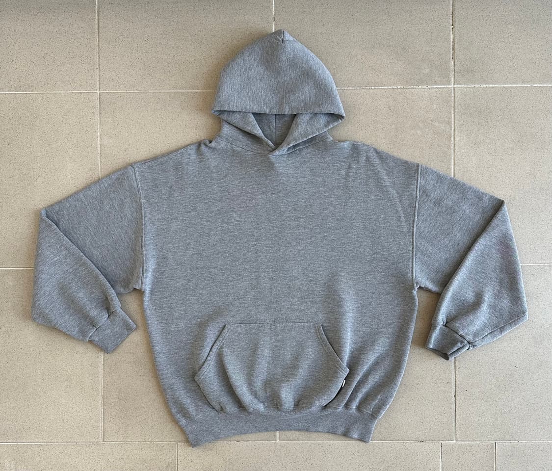 90s 빈티지 러셀 후드 그레이 XL 상품이미지1