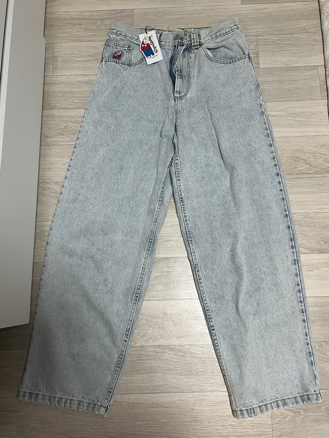 폴라스케이트 빅보이진 연청 S-tall 사이즈 상품이미지3