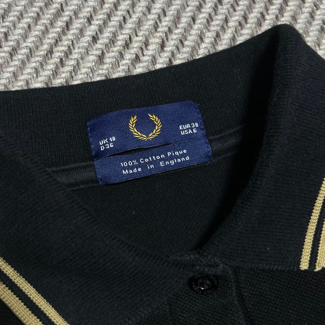 [S] Fred Perry 프레드페리 우먼즈 트윈 팁 반팔 카라티 상품이미지5