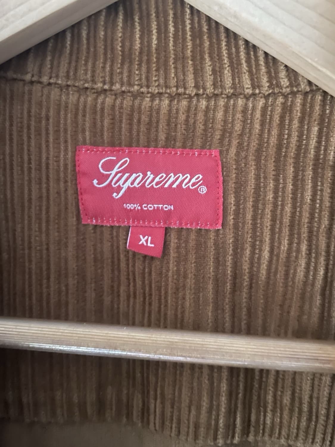 슈프림 코듀로이 집업 셔츠 상품이미지3