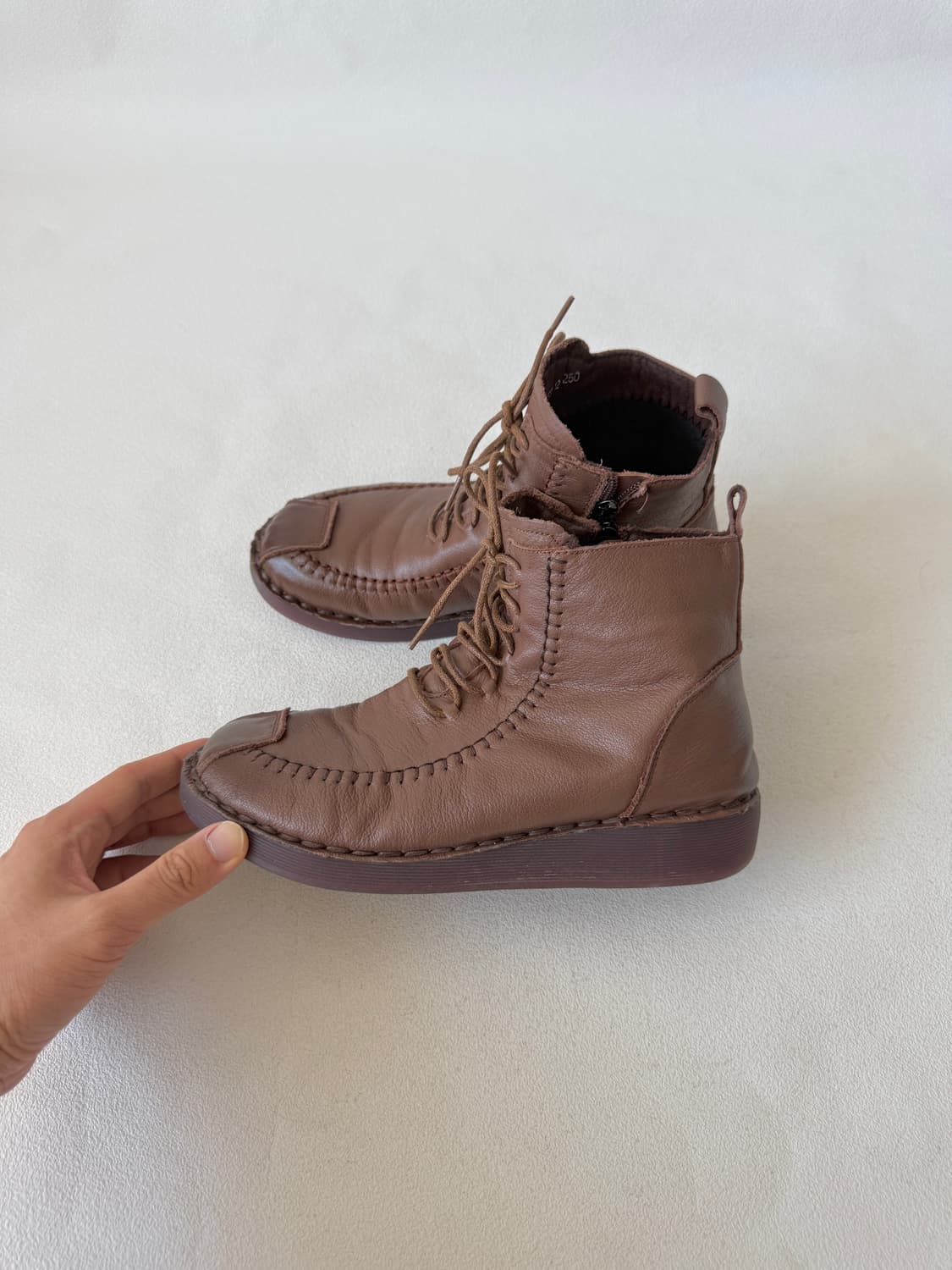 [250]Pre owned 레더 부츠 상품이미지1