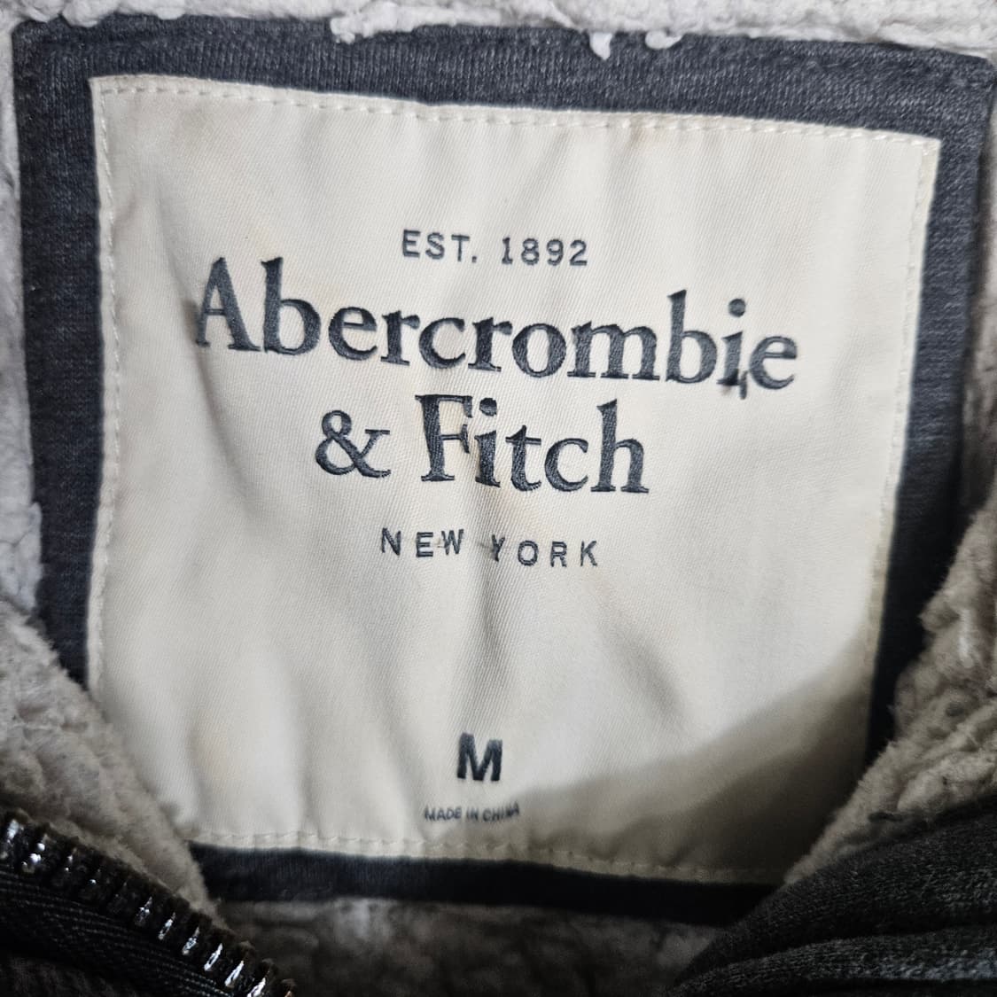 아베크롬비 쉐르파 후드 집업 M 상품이미지4