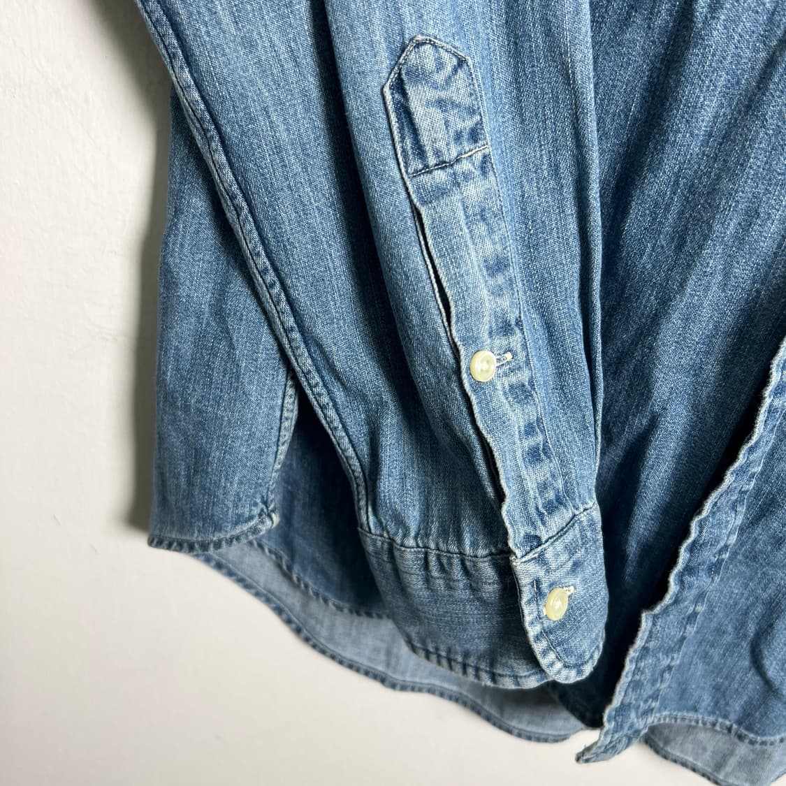 폴로 랄프로렌 샴브레이 데님 셔츠 L 상품이미지8