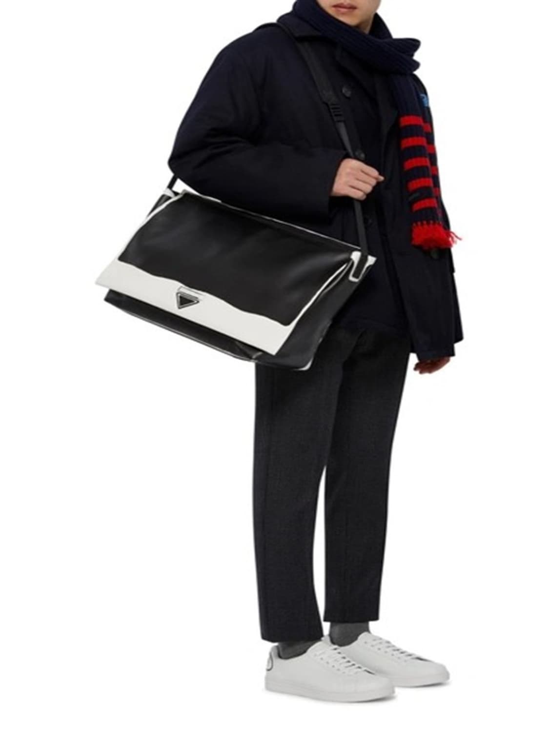 프라다 투톤 레더 크로스백 상품이미지7