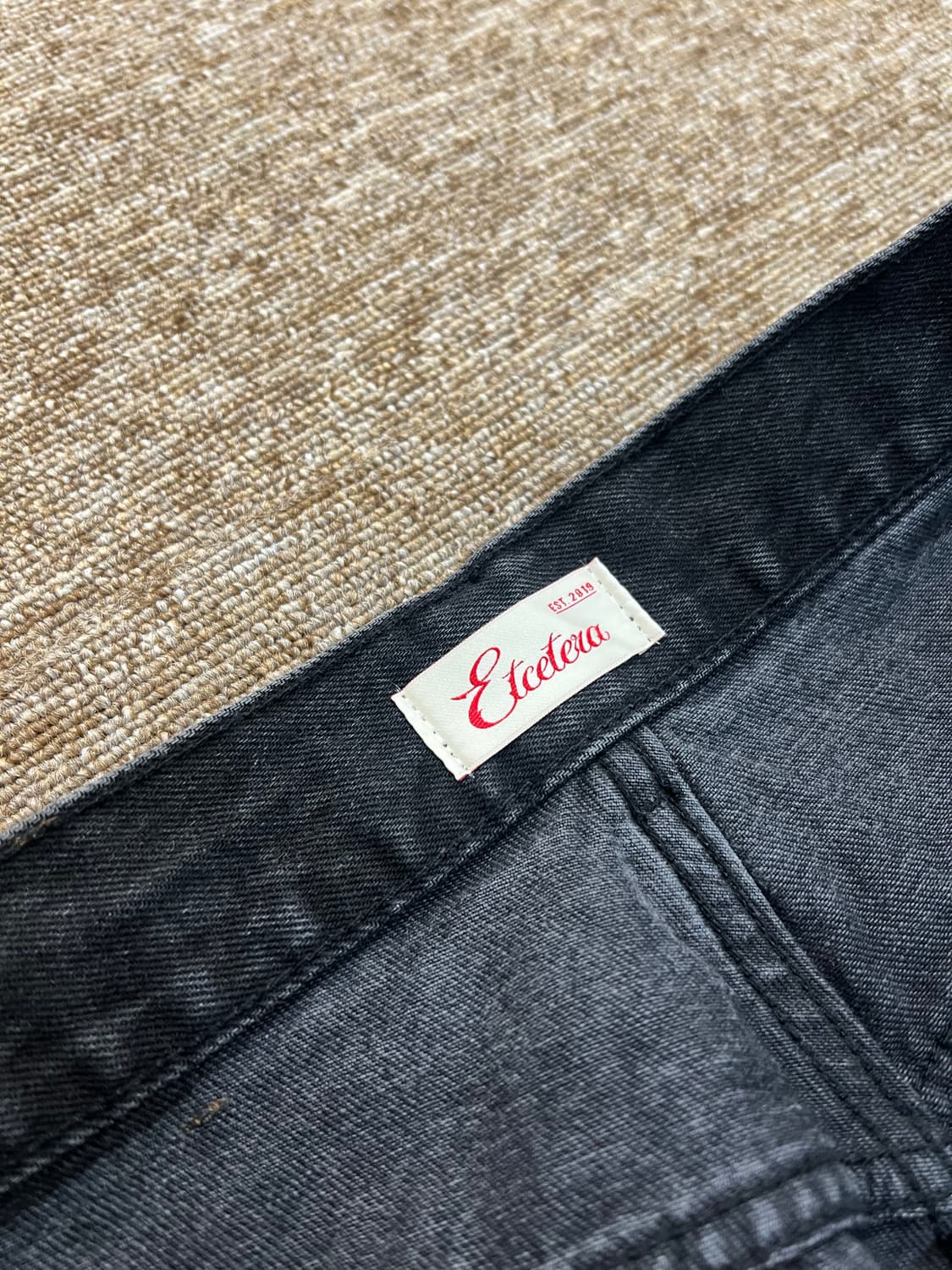 ETCE 워시드 베기진 팬츠 XL 상품이미지3