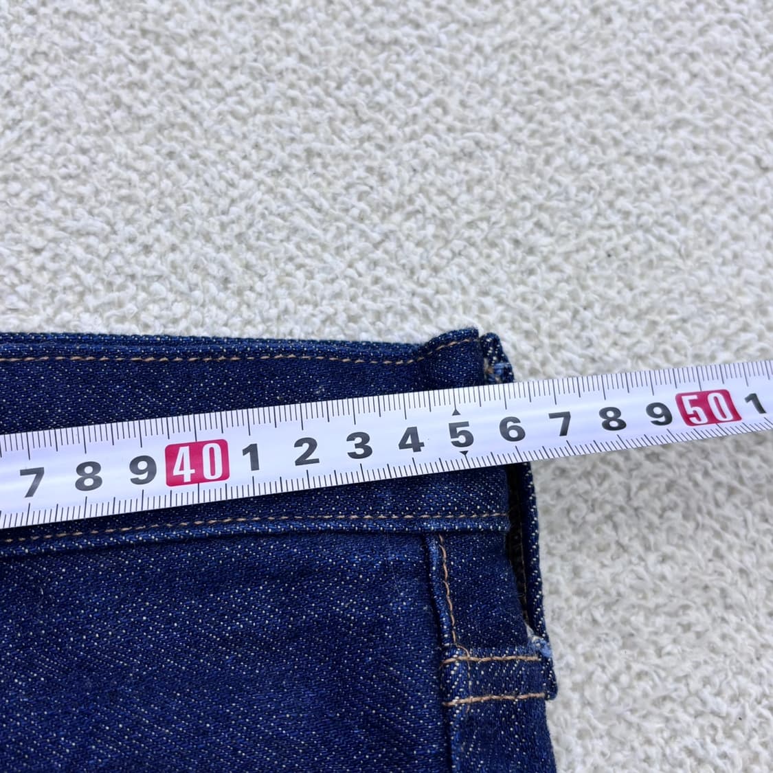 34 빈티지 진청 스트레이트 데님 팬츠 0415E 상품이미지6