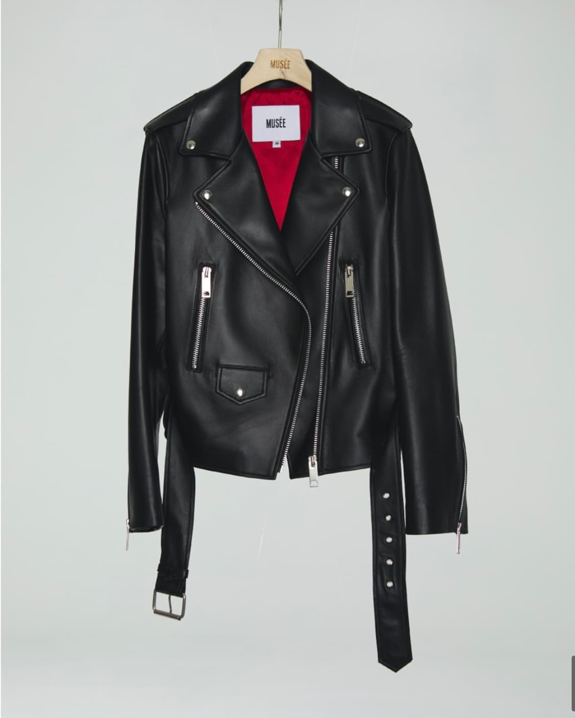 뮤제(musee) 양가죽 라이더 자켓(38사이즈) 상품이미지1