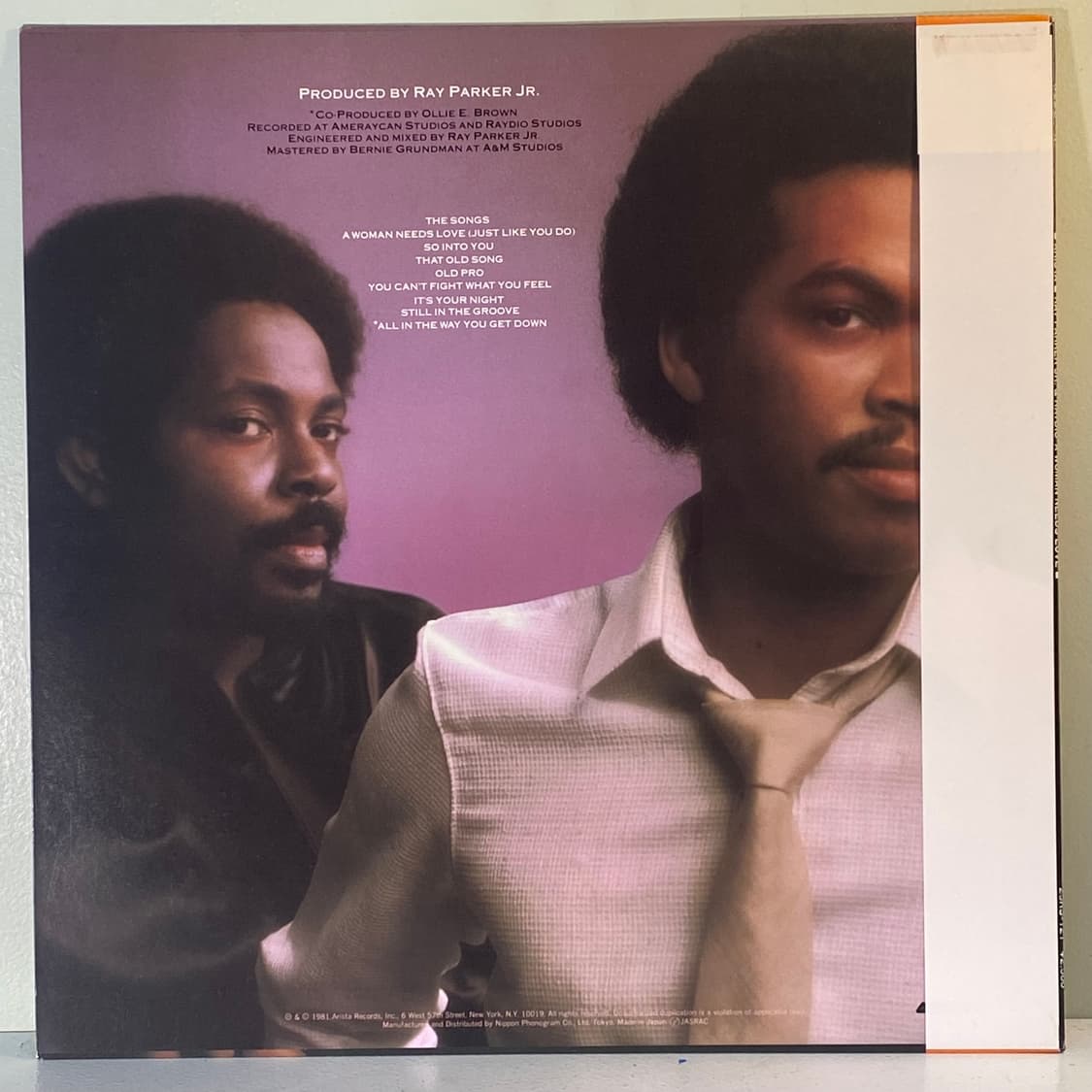 (중고LP-훵크) Ray Parker Jr. And Raydio 상품이미지2