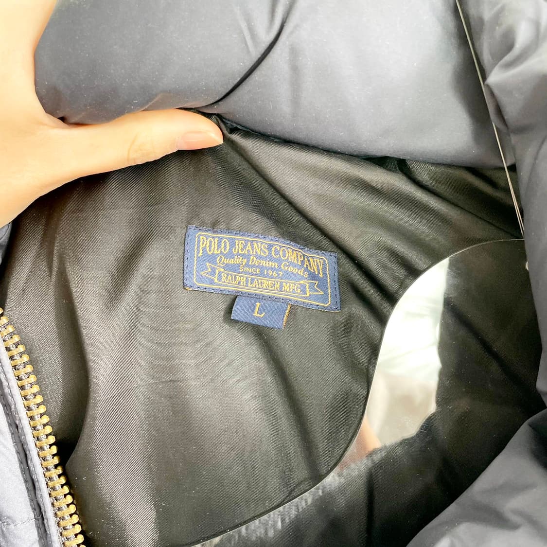 A2 폴로진스컴퍼니 엠브로이드 다운 자켓 패딩 100사이즈 상품이미지6