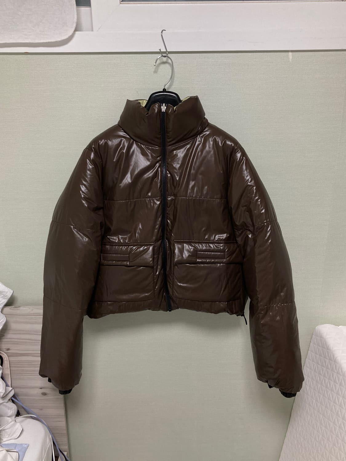 리버시블 덕다운 숏패딩 상품이미지5