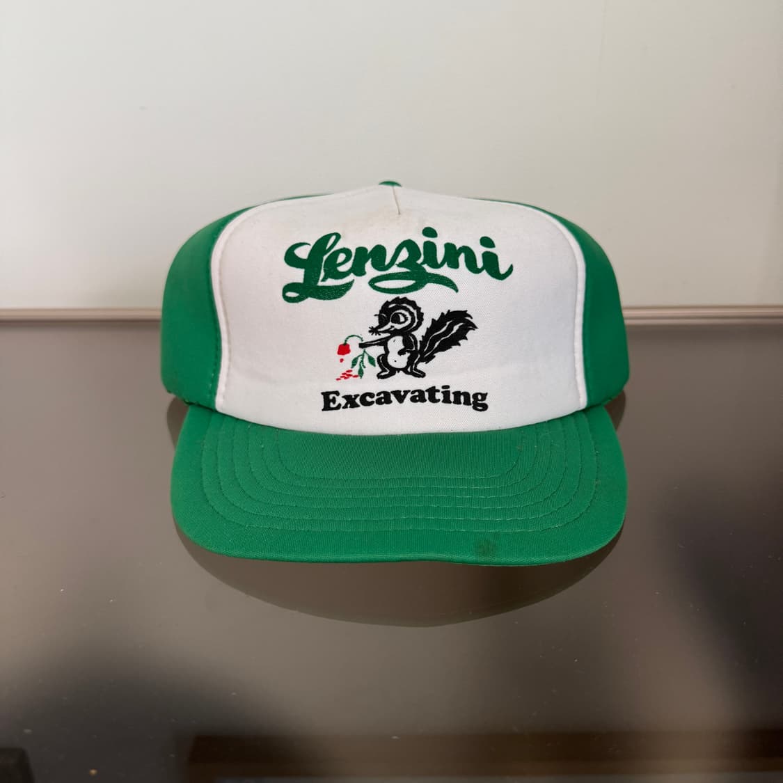 USA 빈티지 모자 볼캡 vintage cap 트러커 메쉬 그린 상품이미지2