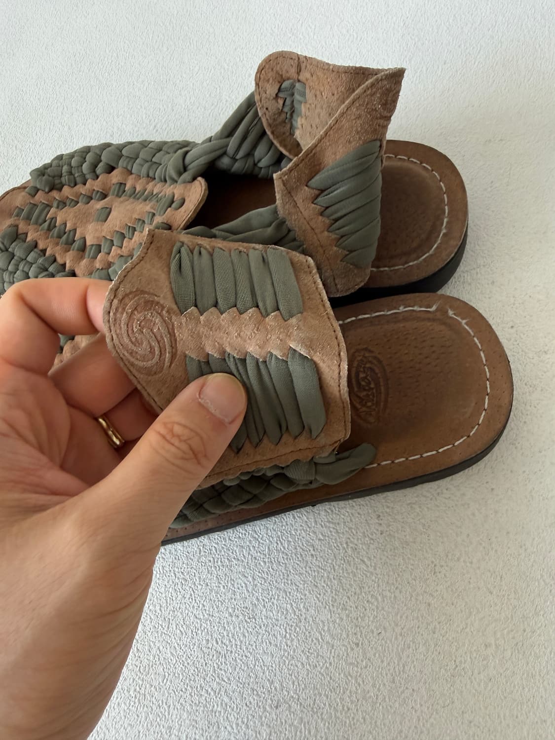 [245-250]츄바스코(Chubasco) 아즈텍 주안 올리브타바코 샌들 상품이미지5