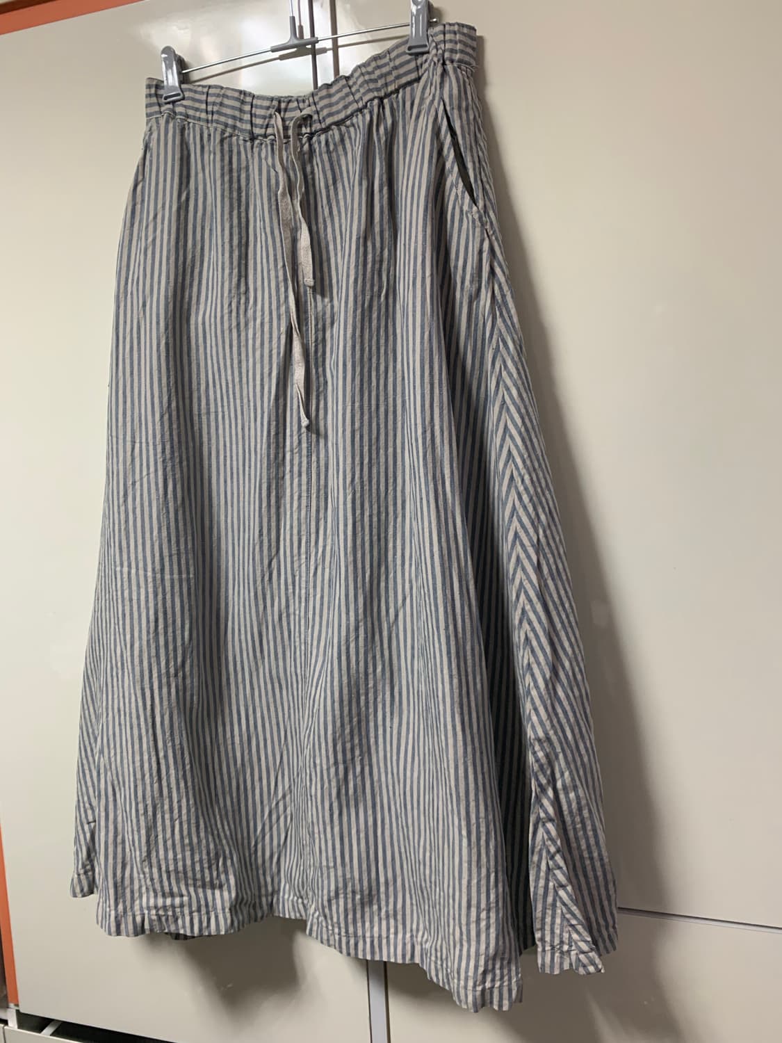 모리걸 하구미 스트라이프 롱 스커트 상품이미지4