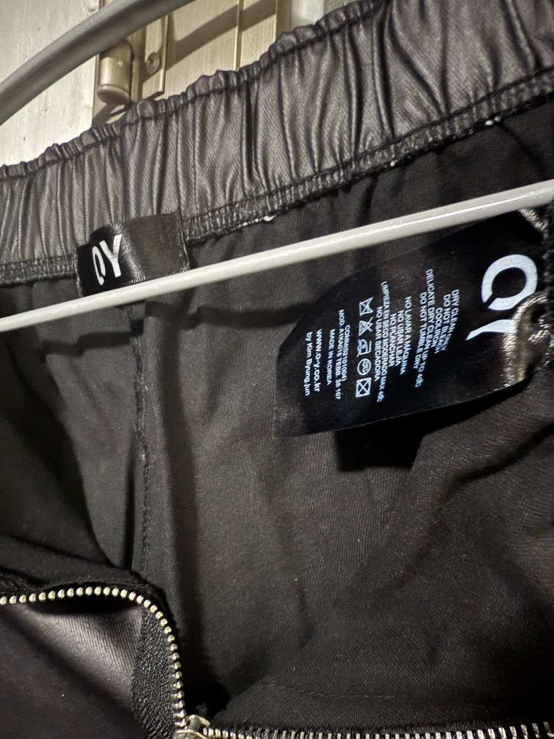 오와이 레더 바지 L 상품이미지2