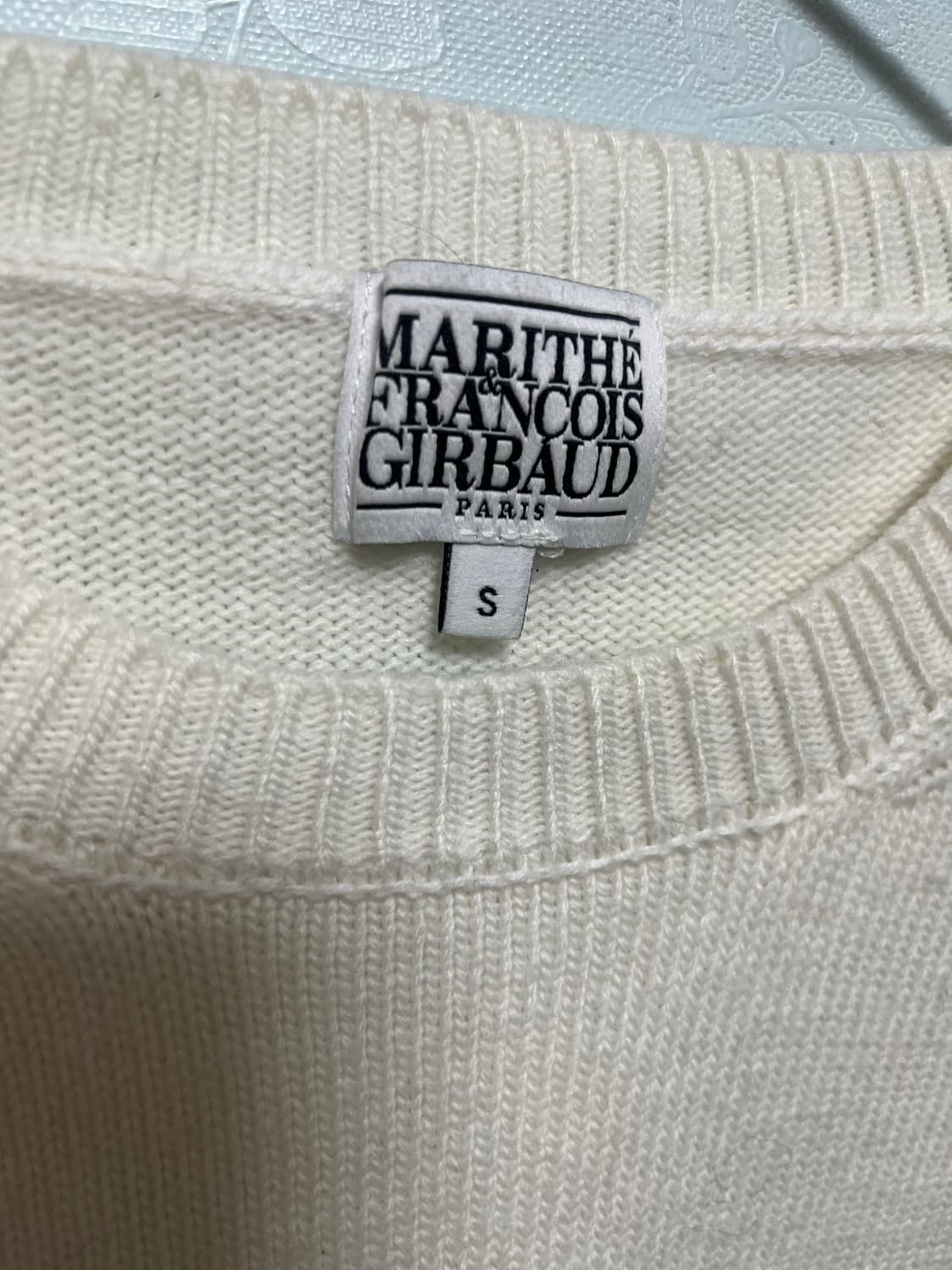 마리떼 프랑소와 저버 아이보리 니트 상품이미지3