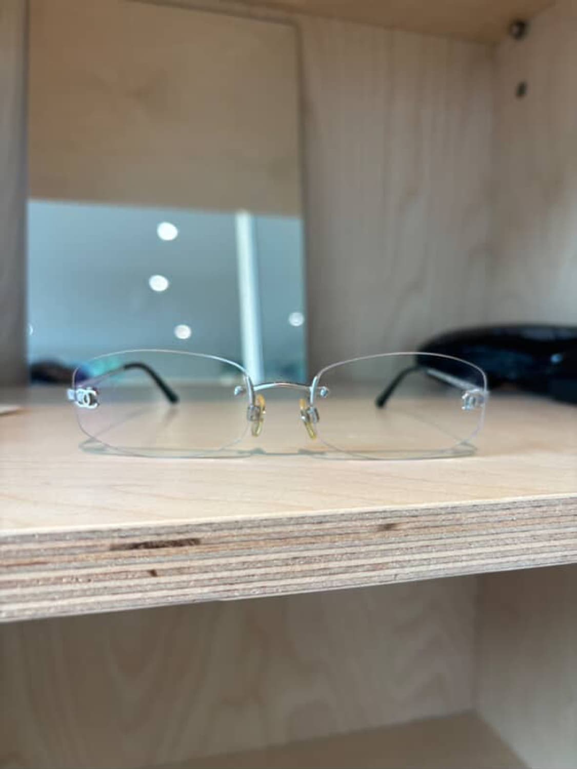 CHANEL CC LOGO GLASSES 샤넬 빈티지 안경 상품이미지1