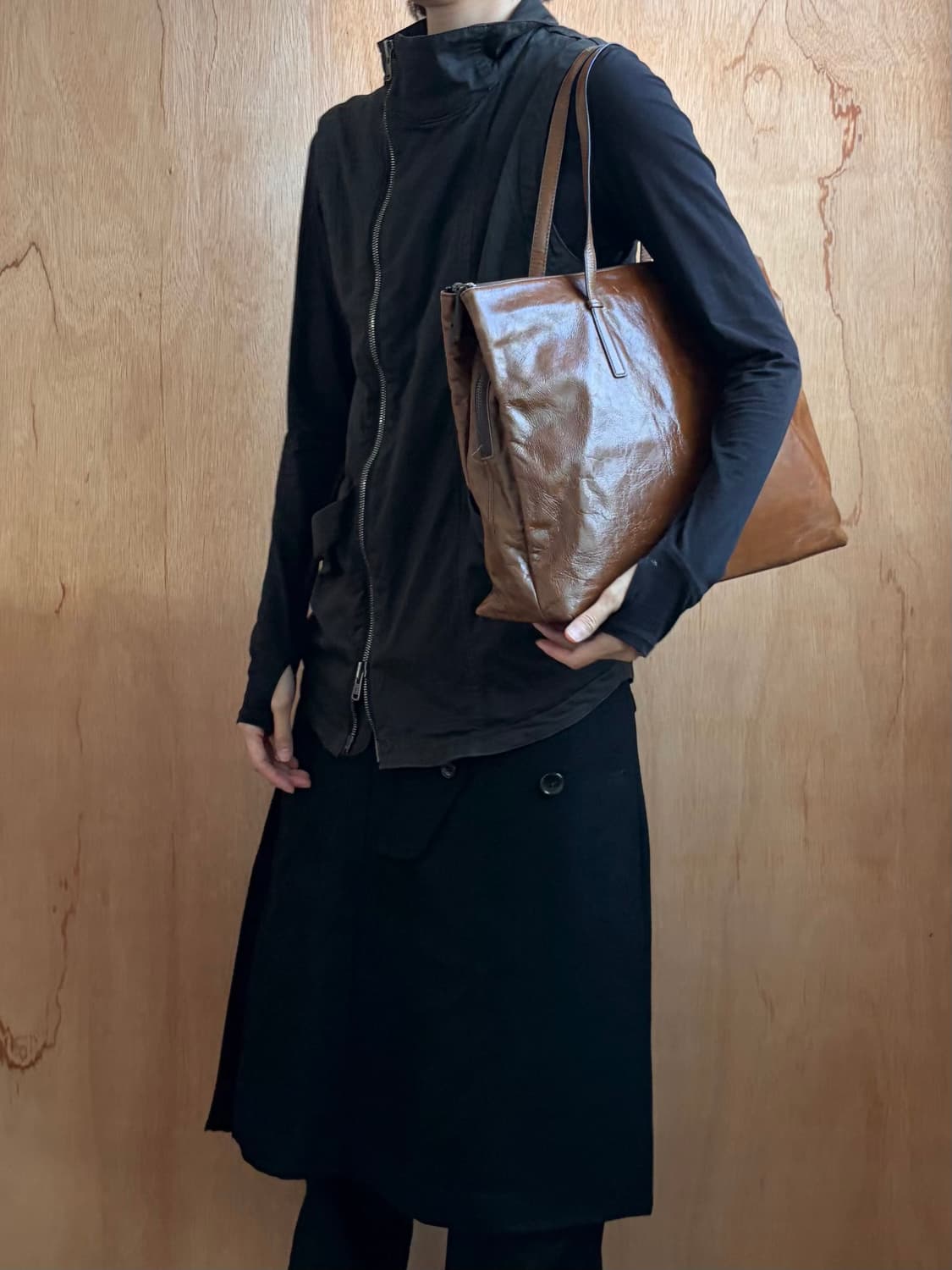 이세이미야케 레더 숄더백 상품이미지3