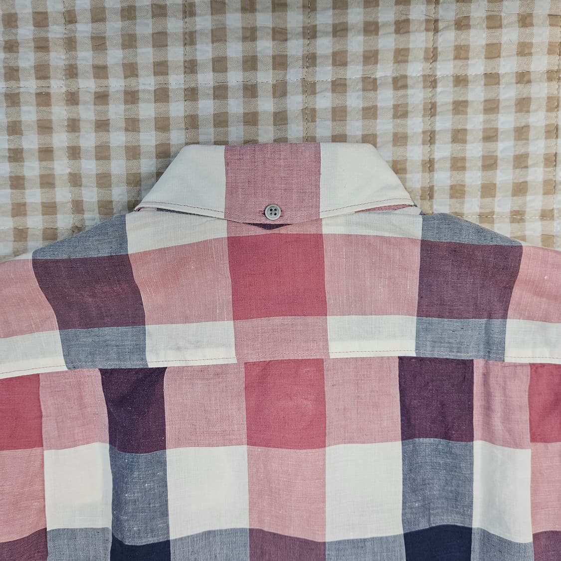 올젠 린넨 반소매 셔츠 남자100 상품이미지5