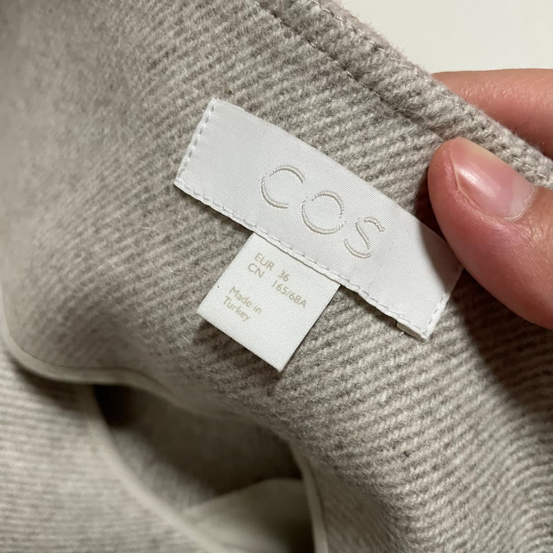 Cos 코스 울 랩스커트 상품이미지3