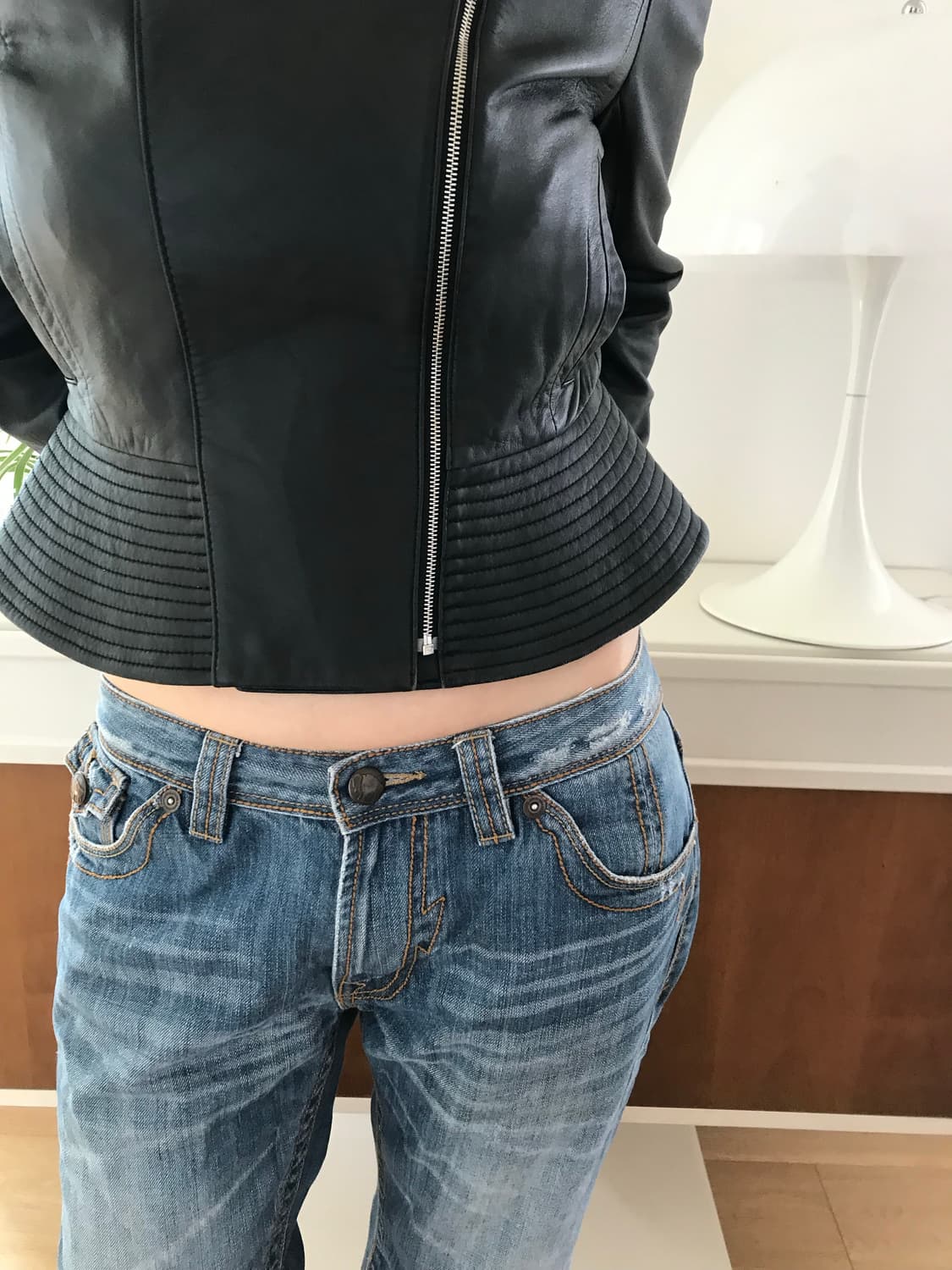 Courreges sheepskin leather jacket 상품이미지4