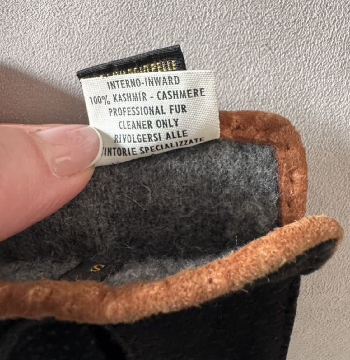 로로 피아나 글러브(카피바라 스킨/라이닝-캐시미어)S사이즈 상품이미지6