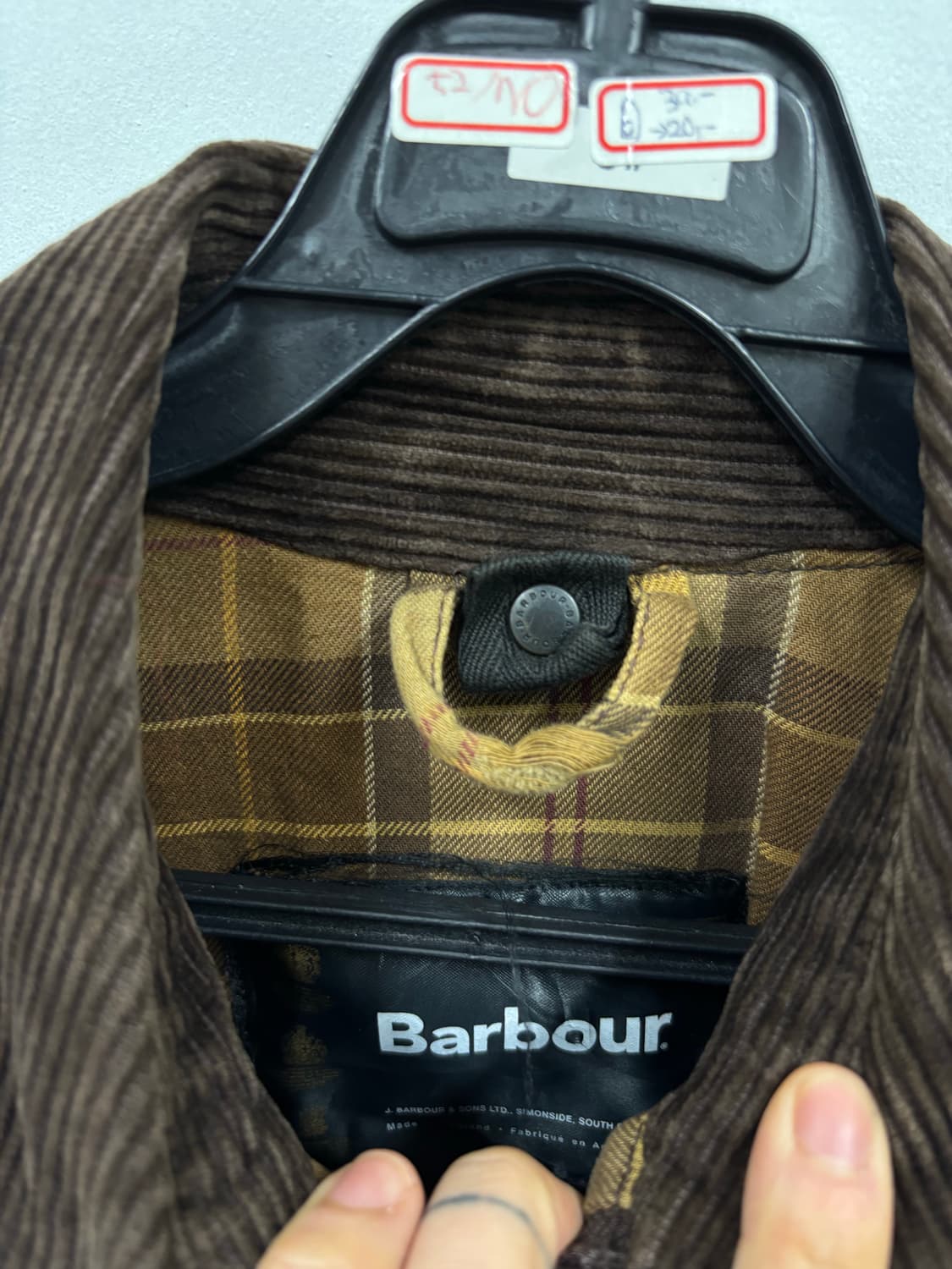 바버 Barbour 왁스 자켓 상품이미지5