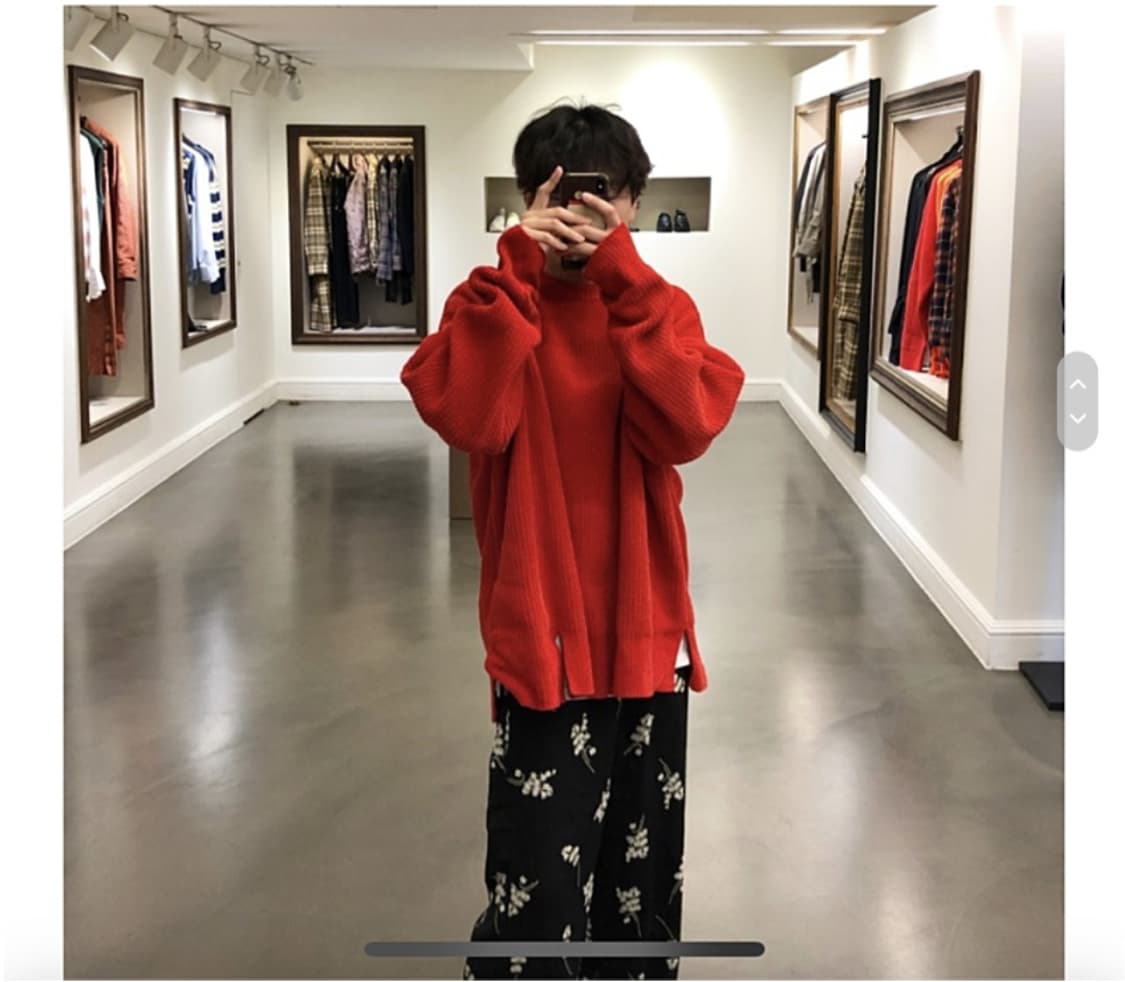 우영미 19fw 벨벳 니트 상품이미지6