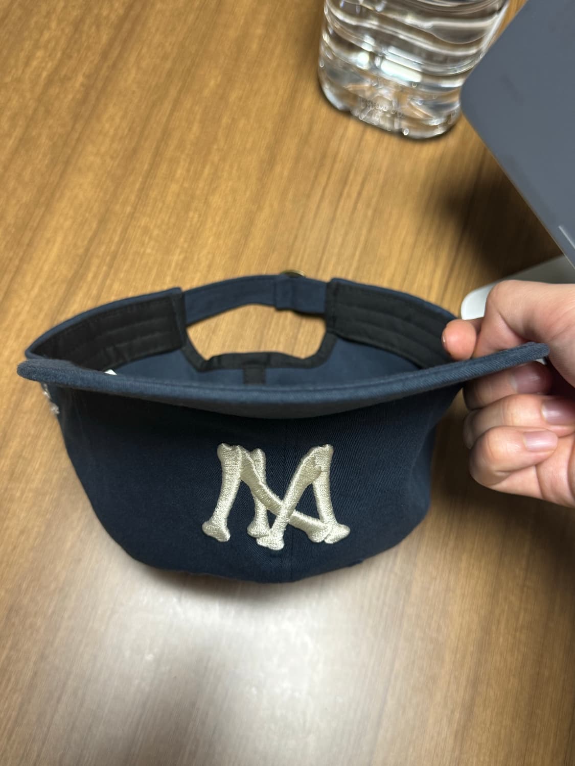 아오이로 6 패널 본 A/N 캡 네이비 상품이미지4