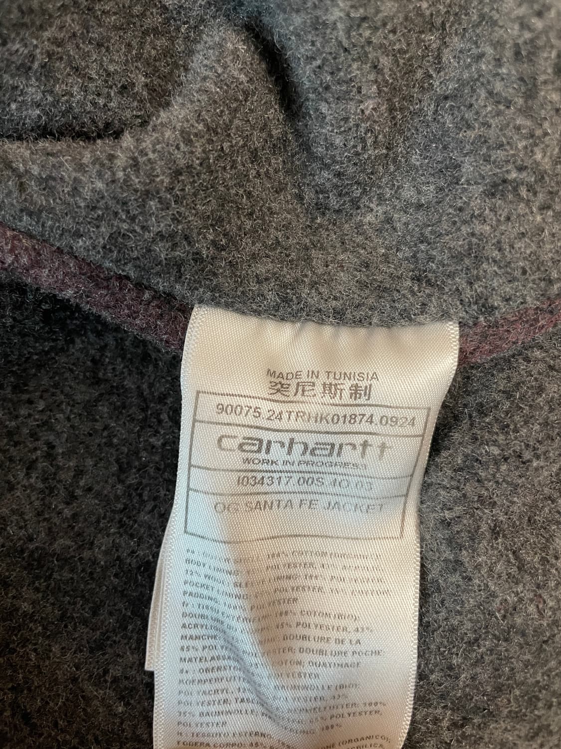 칼하트 wip og 산타페 자켓 해밀턴브라운 m 상품이미지2