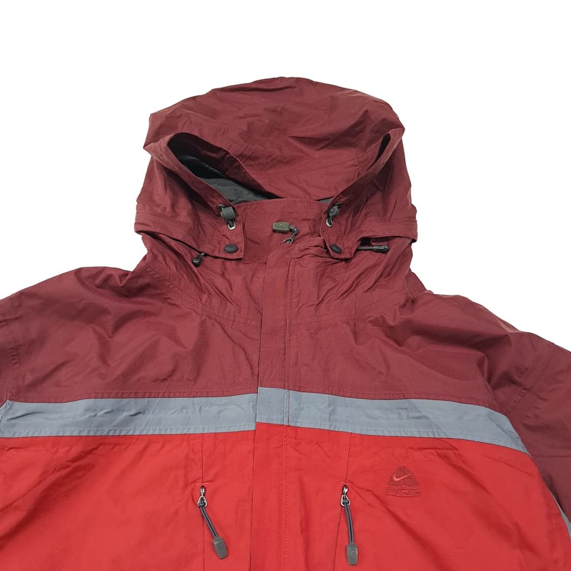 CL655 XL 나이키 ACG 00s 버건디 바람막이 자켓 점퍼 상품이미지2
