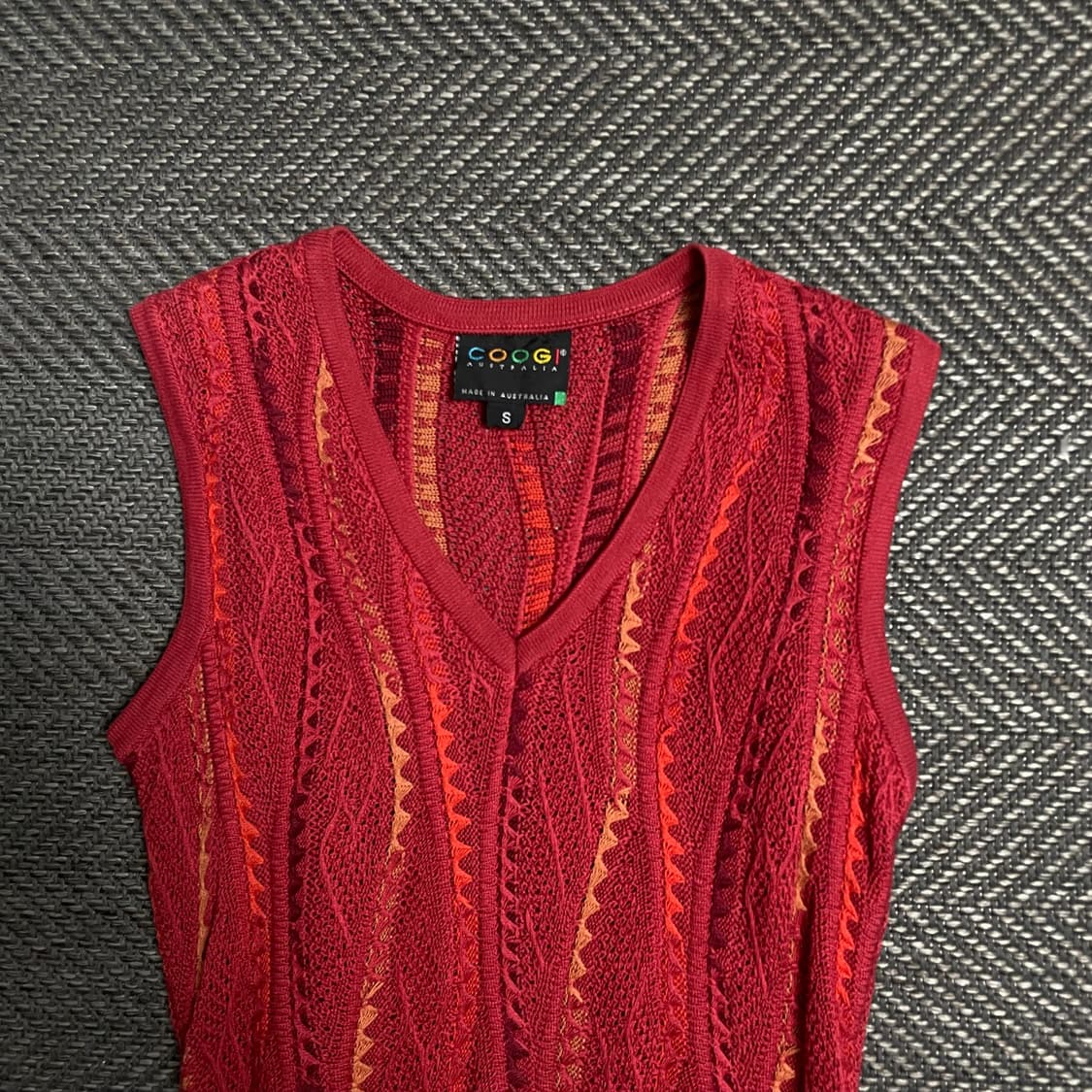 90s Coogi 올드스쿨 케이블 니트 원피스y 5379 상품이미지4