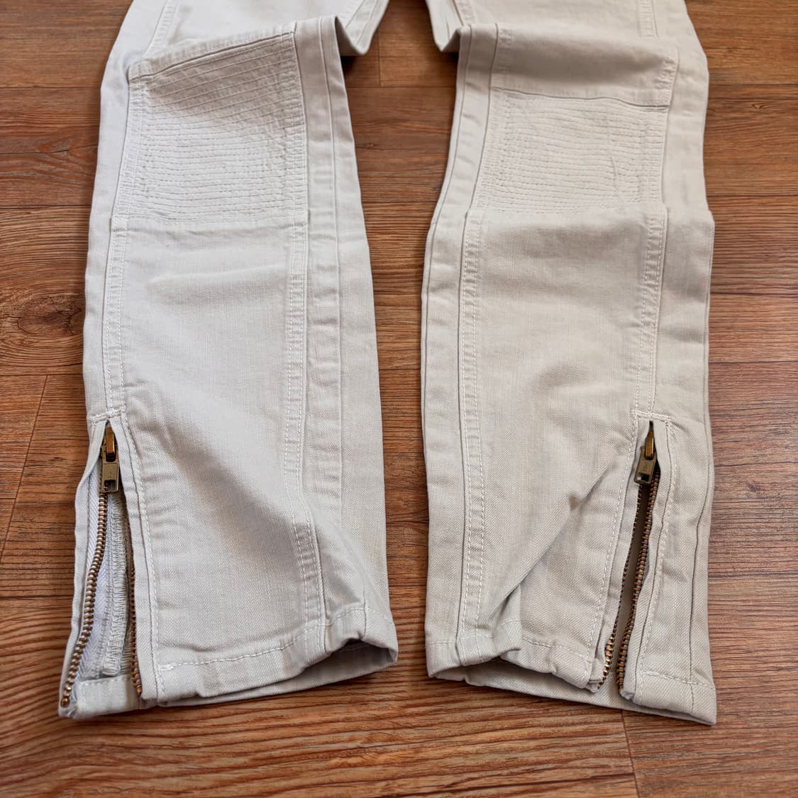 새제품 커렌엘리엇 25 스톤그레이 슬림 지퍼 팬츠 바이커 상품이미지3