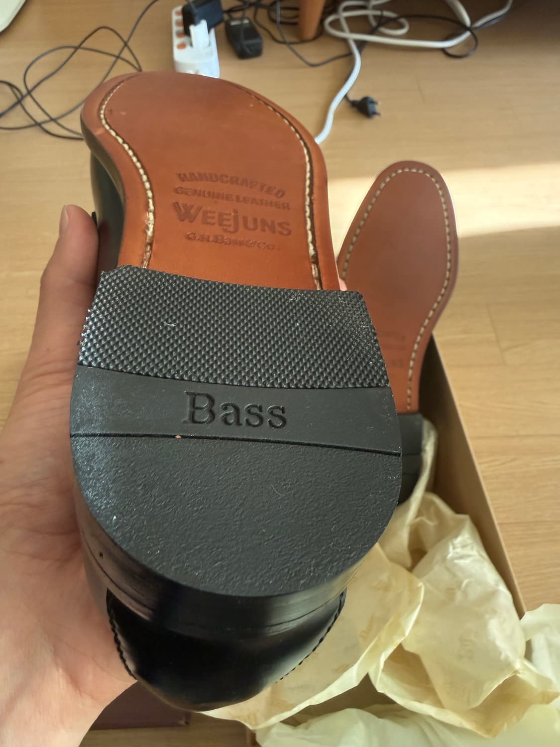 바스 위준(G.H. Bass Weejuns) 로건 블랙 페니로퍼 270( 상품이미지2