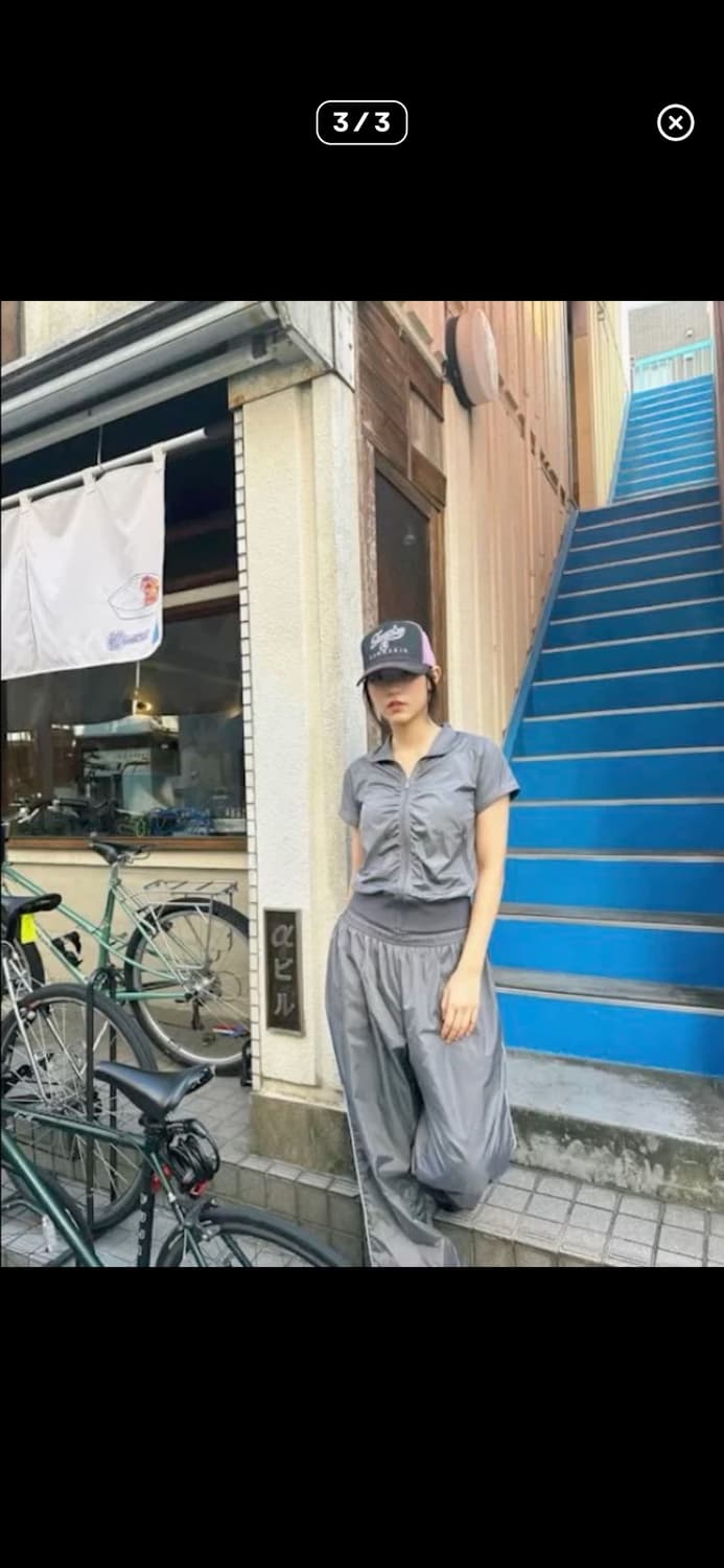 Smarturbanuseful PIPING TRACK PANTS GREY 상품이미지2