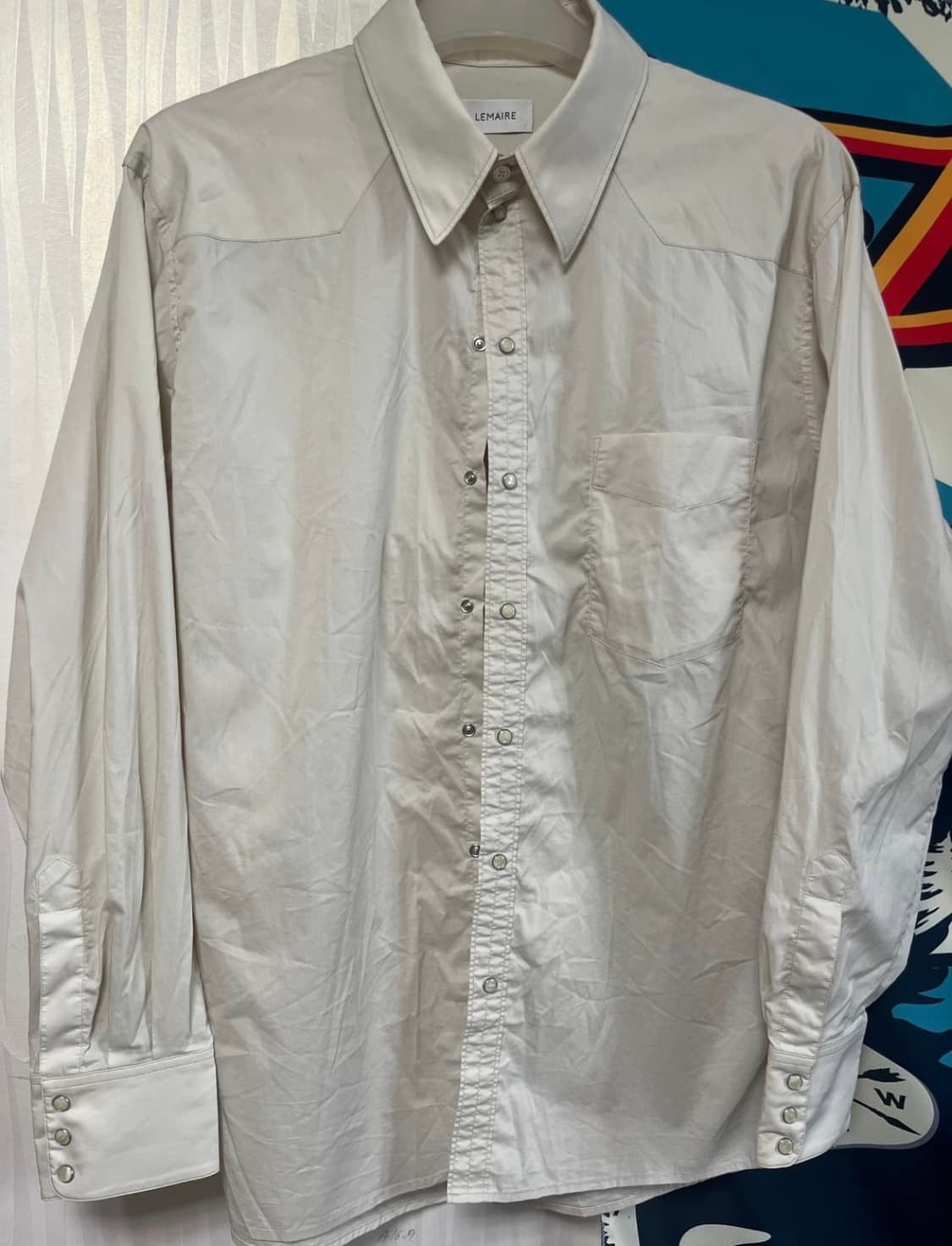 르메르 웨스턴 셔츠 아이보리 (52사이즈) 상품이미지2