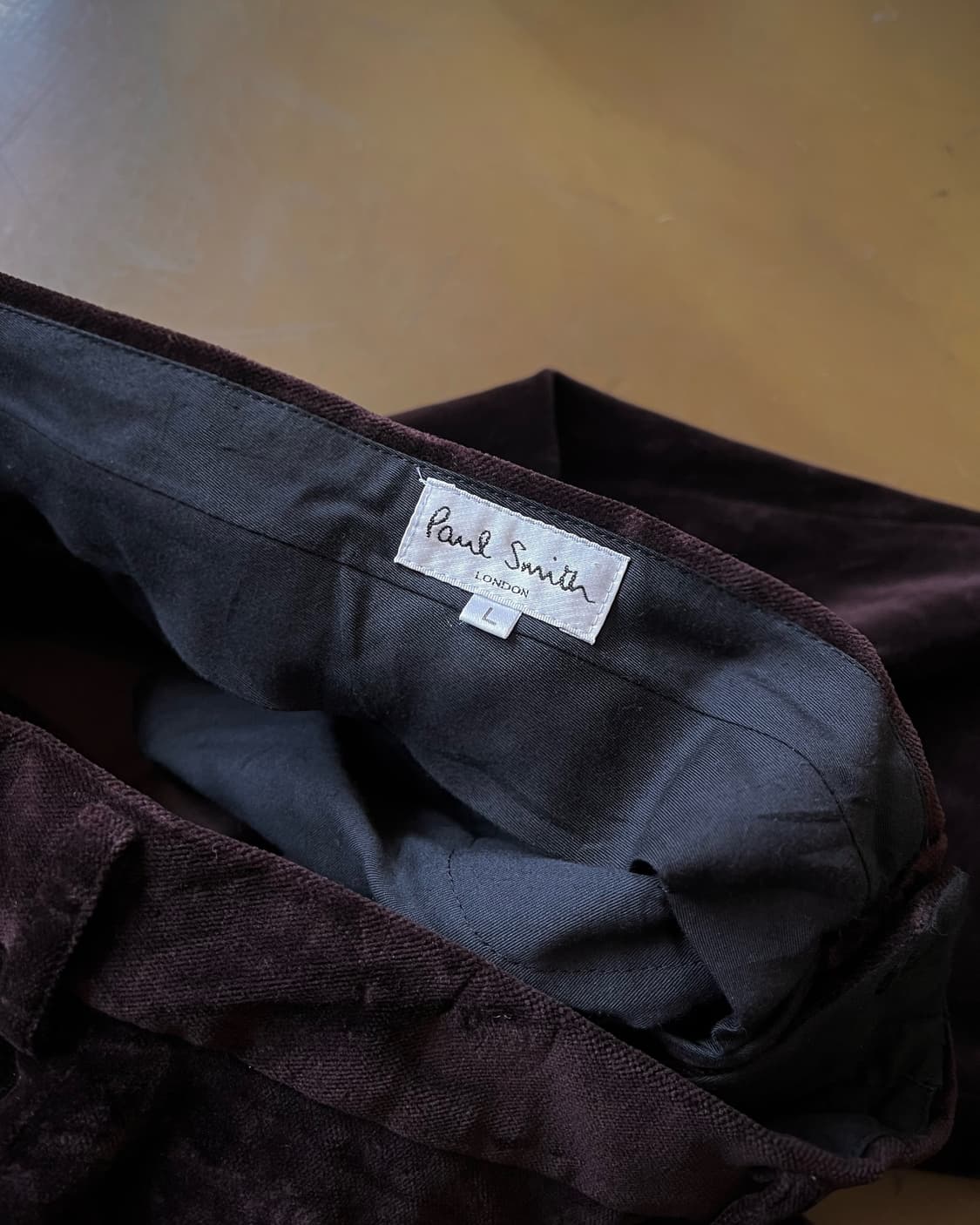Paul Smith Brown Velour Old Trouser 상품이미지6