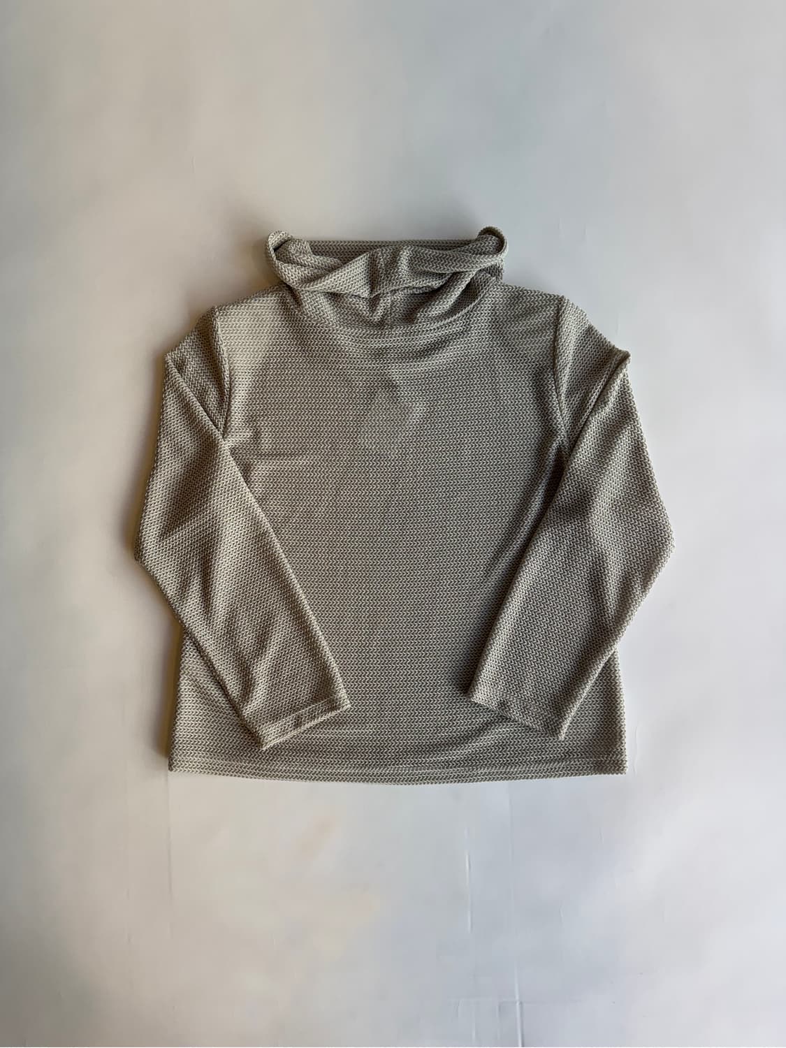 Honeycomb Textured Cowl Neck Knit 상품이미지2