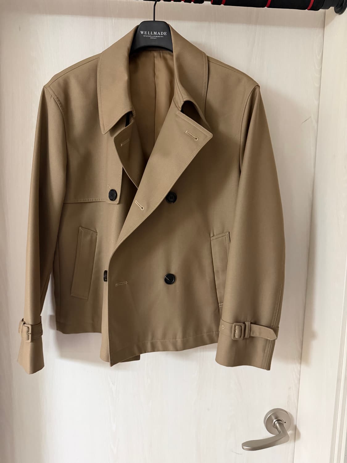 mmgl 크롭 트렌치 숏 트렌치 1사이즈 상품이미지1