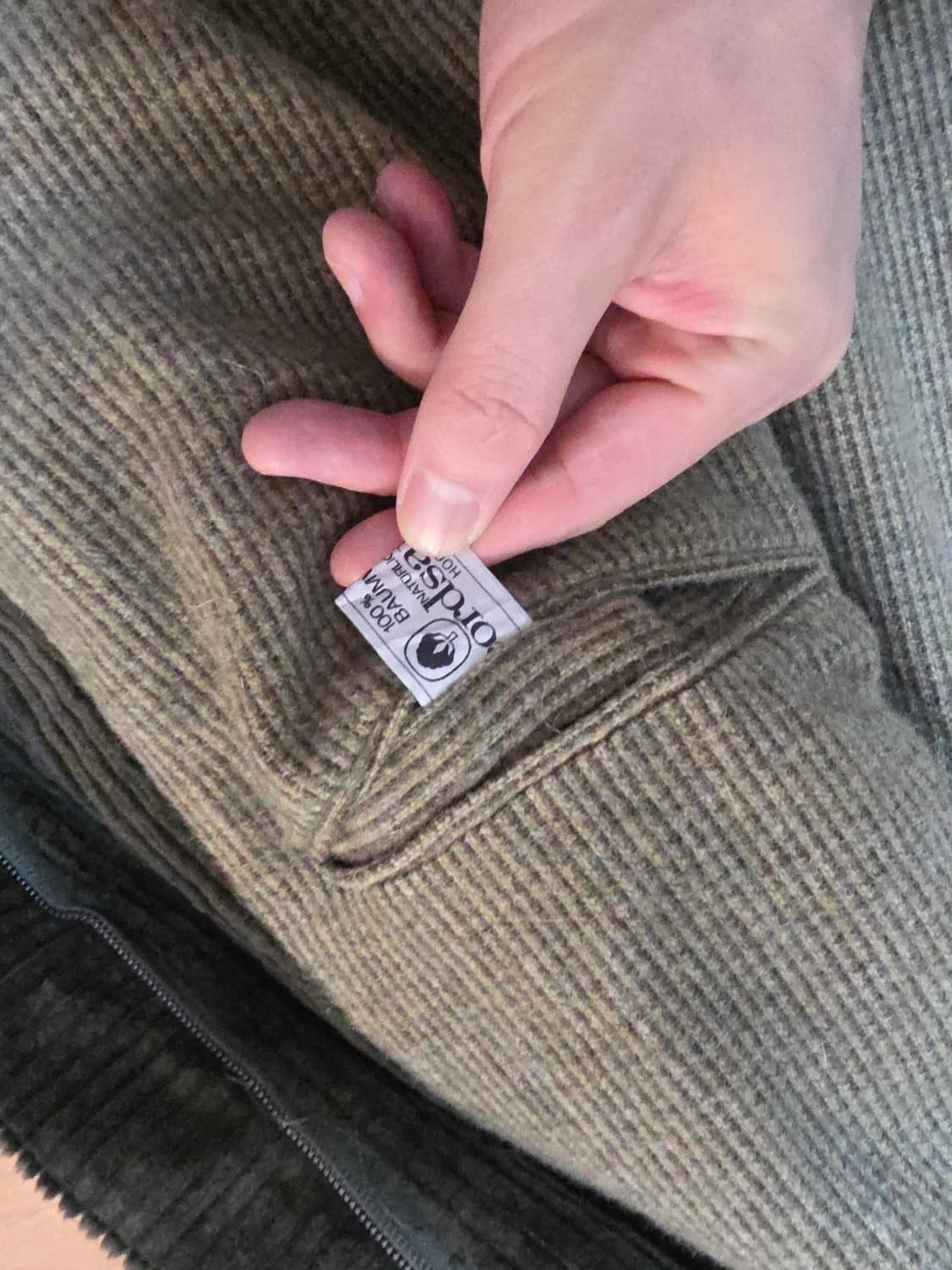 유럽발 80s 빈티지 코듀로이 헌팅자켓 XL 상품이미지8