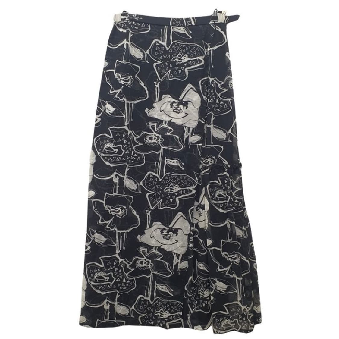 플라워 롱 스커트 빈티지 모리걸 꽃무늬 치마 상품이미지1