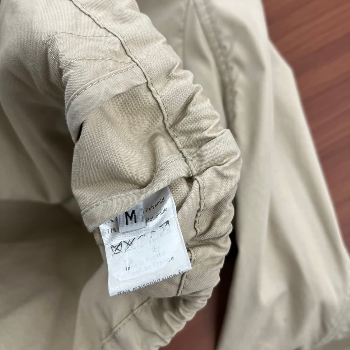 메종키츠네 우먼 크롭 후드자켓 M 상품이미지6