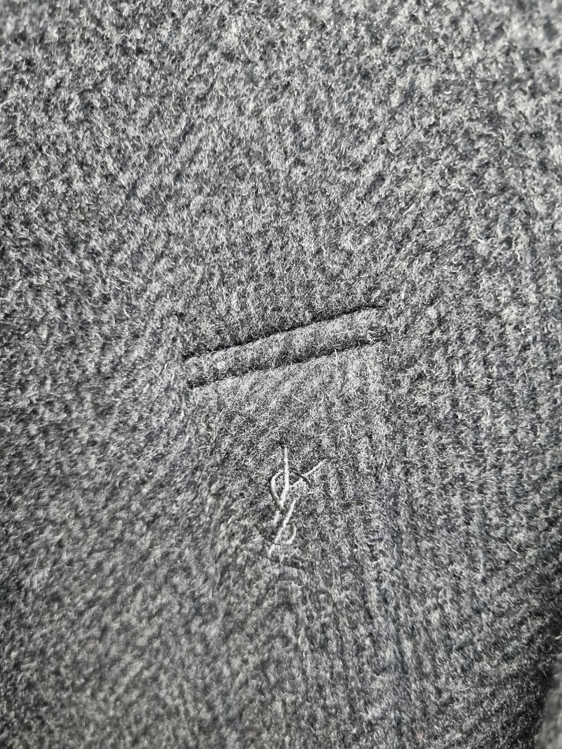 [남105] 입생로랑 울코트+조끼 상품이미지3