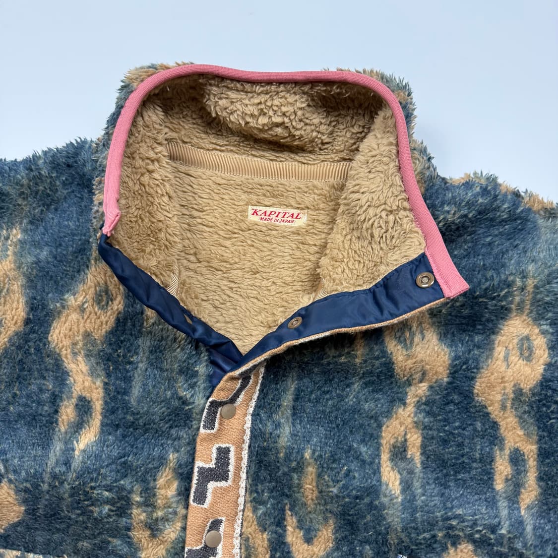 (103) 캐피탈 자바 카스리 패턴 플리스 풀오버 상품이미지6