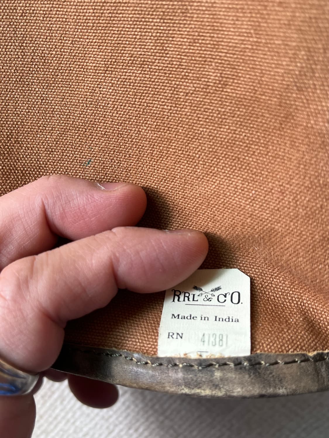 RRL  LEATHER PRINTED SHOULDER BAG 상품이미지10