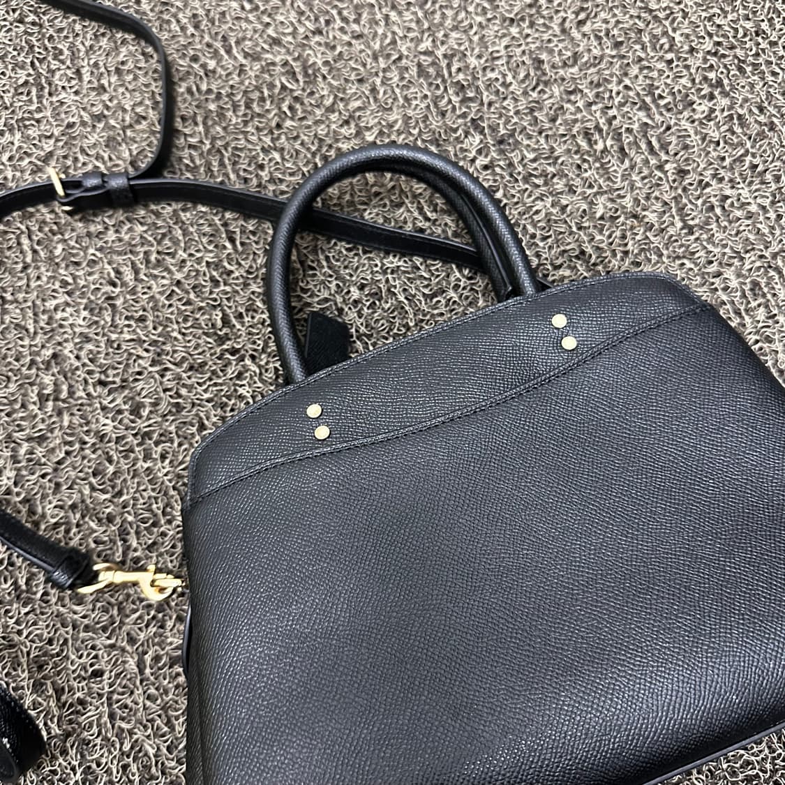 COACH 코치 여성 미니 크로스백 가방 블랙 상품이미지4