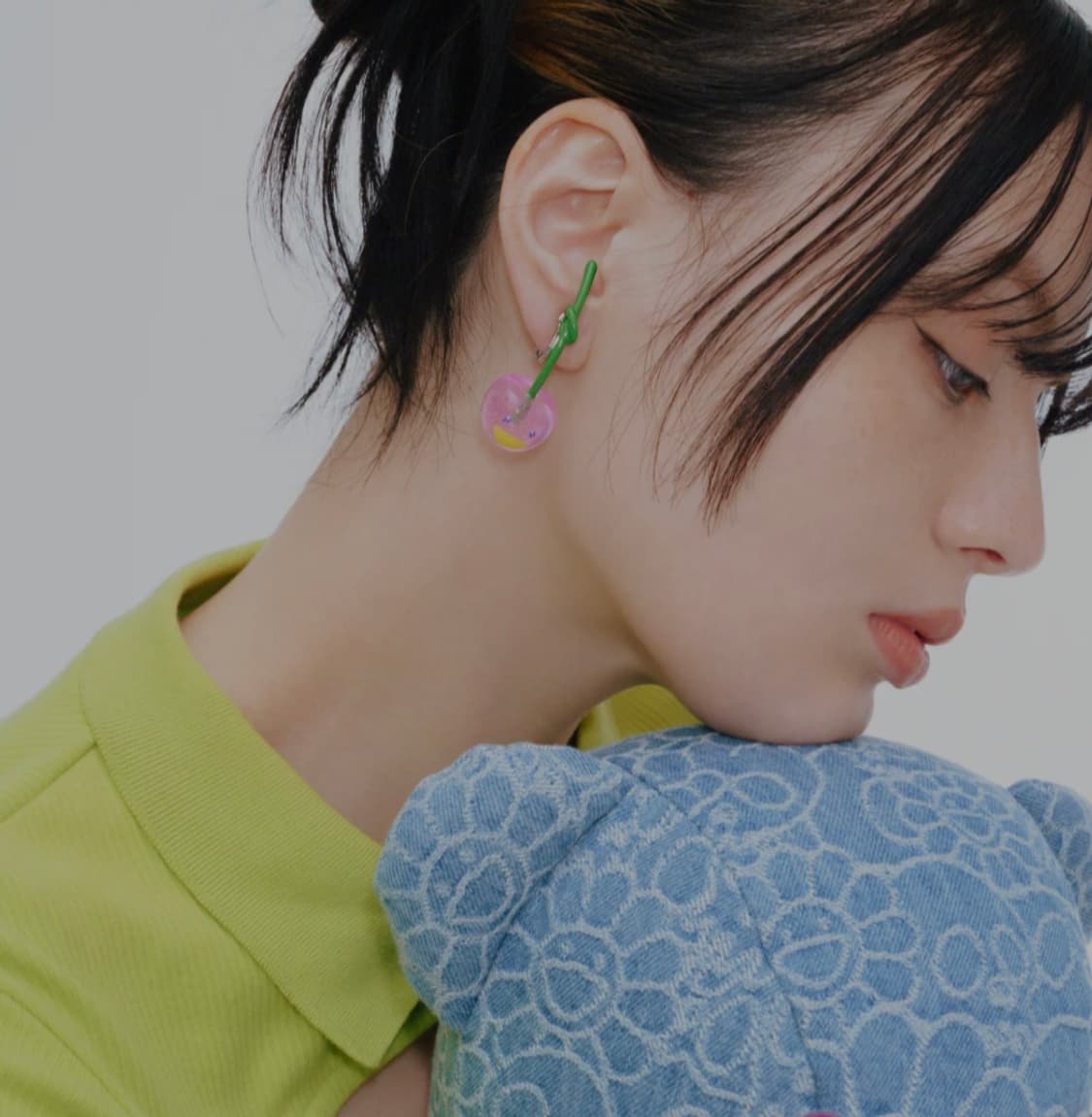 무라카미 타카시x리큐엠 콜라보 체리 귀걸이 상품이미지2