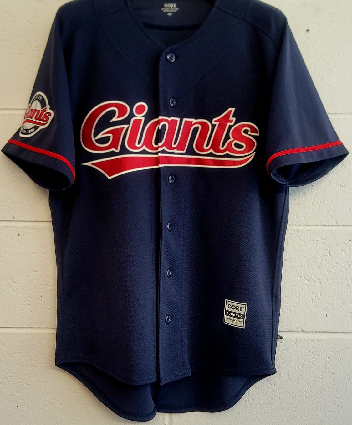 CORE(코어) 롯데자이언츠 원정 어센틱 유니폼 판매 상품이미지4