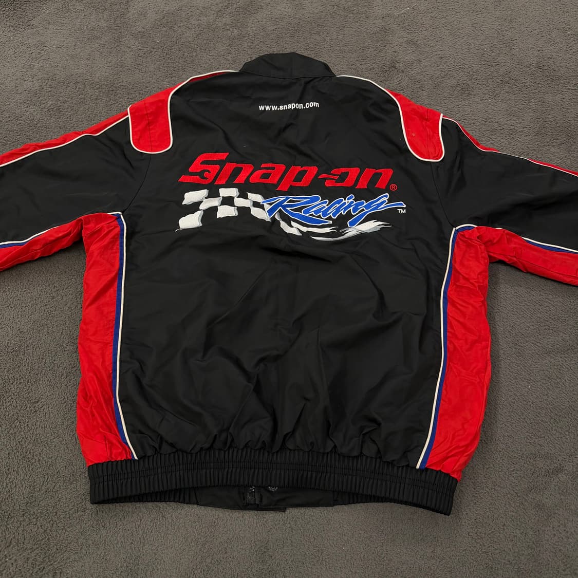 [ 정품/S ] 스냅온 빈티지 넘버5 모터사이클 레이싱 자켓 상품이미지4