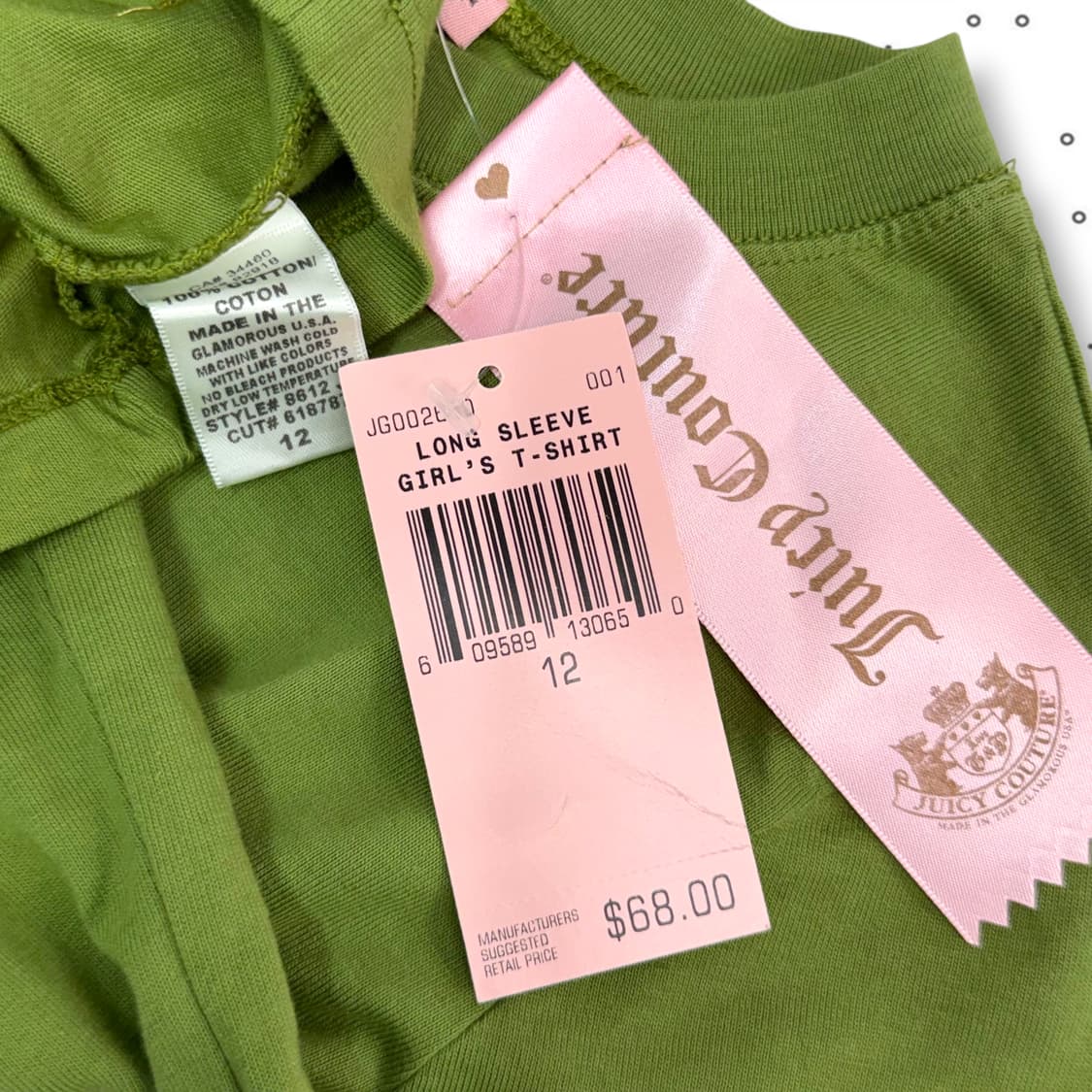 XS Juicy Couture 쥬시꾸뛰르 롱슬리브 상품이미지7